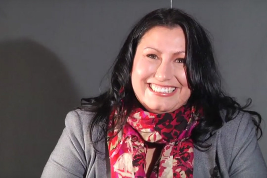 Lisa discussing his inspiring story