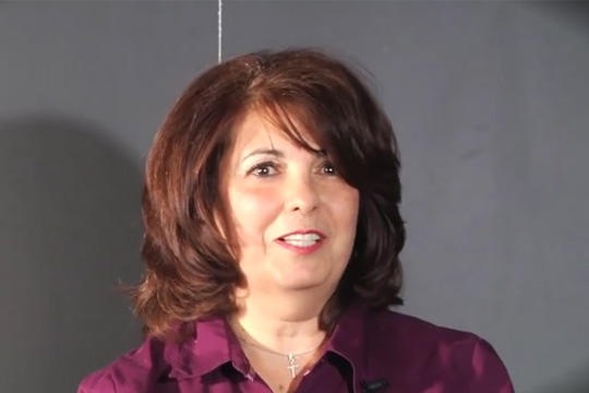 Margaret discussing his inspiring story